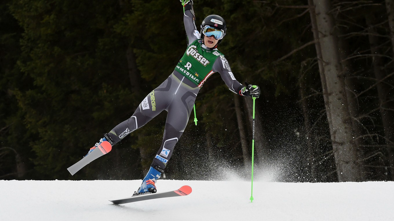 Nórska slalomárka Nina Haverová-Lösethová.