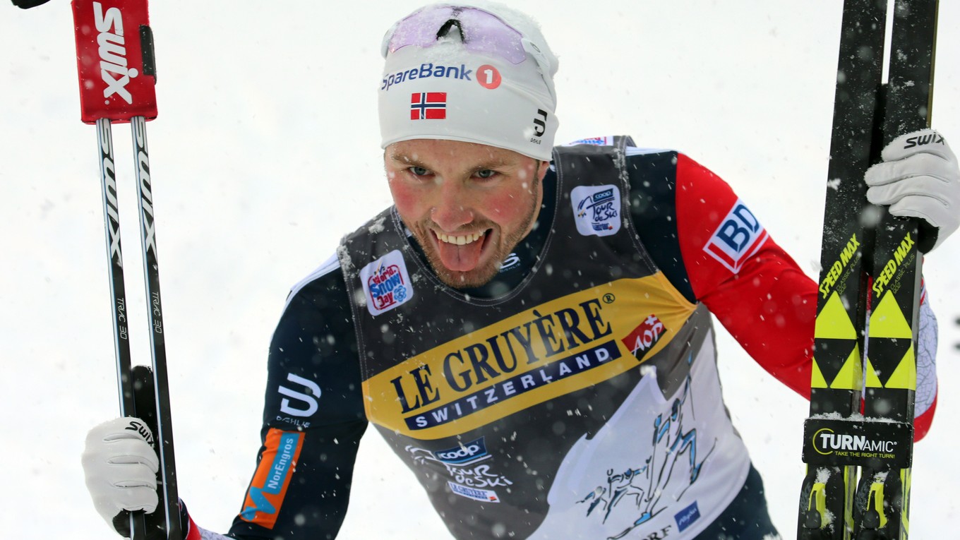 Emil Iversen sa teší z víťazstva.