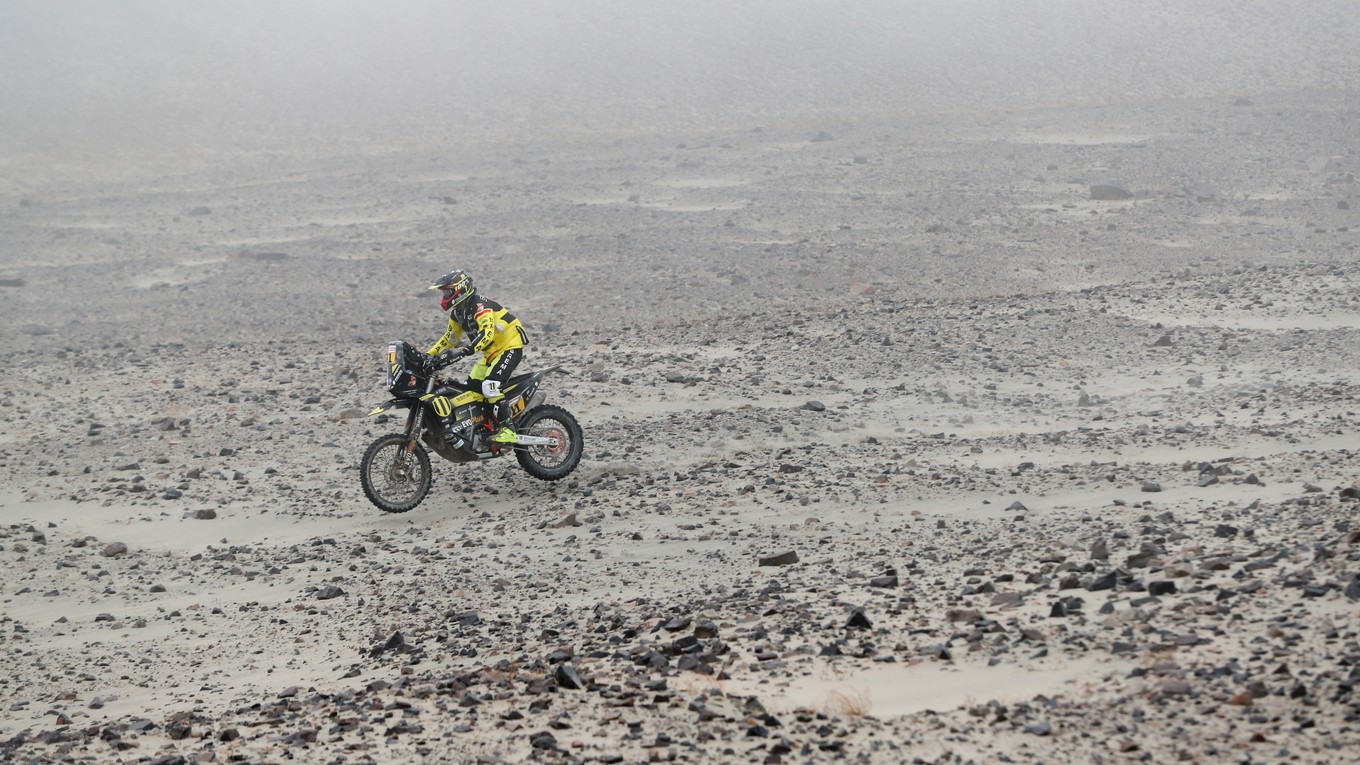 Štefan Svitko počas Rely Dakar 2019.