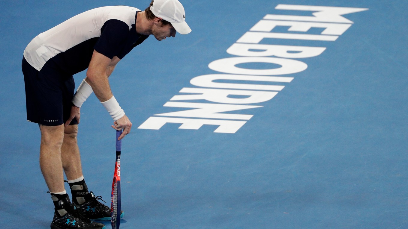Britský tenista Andy Murray počas Australian Open 2019.
