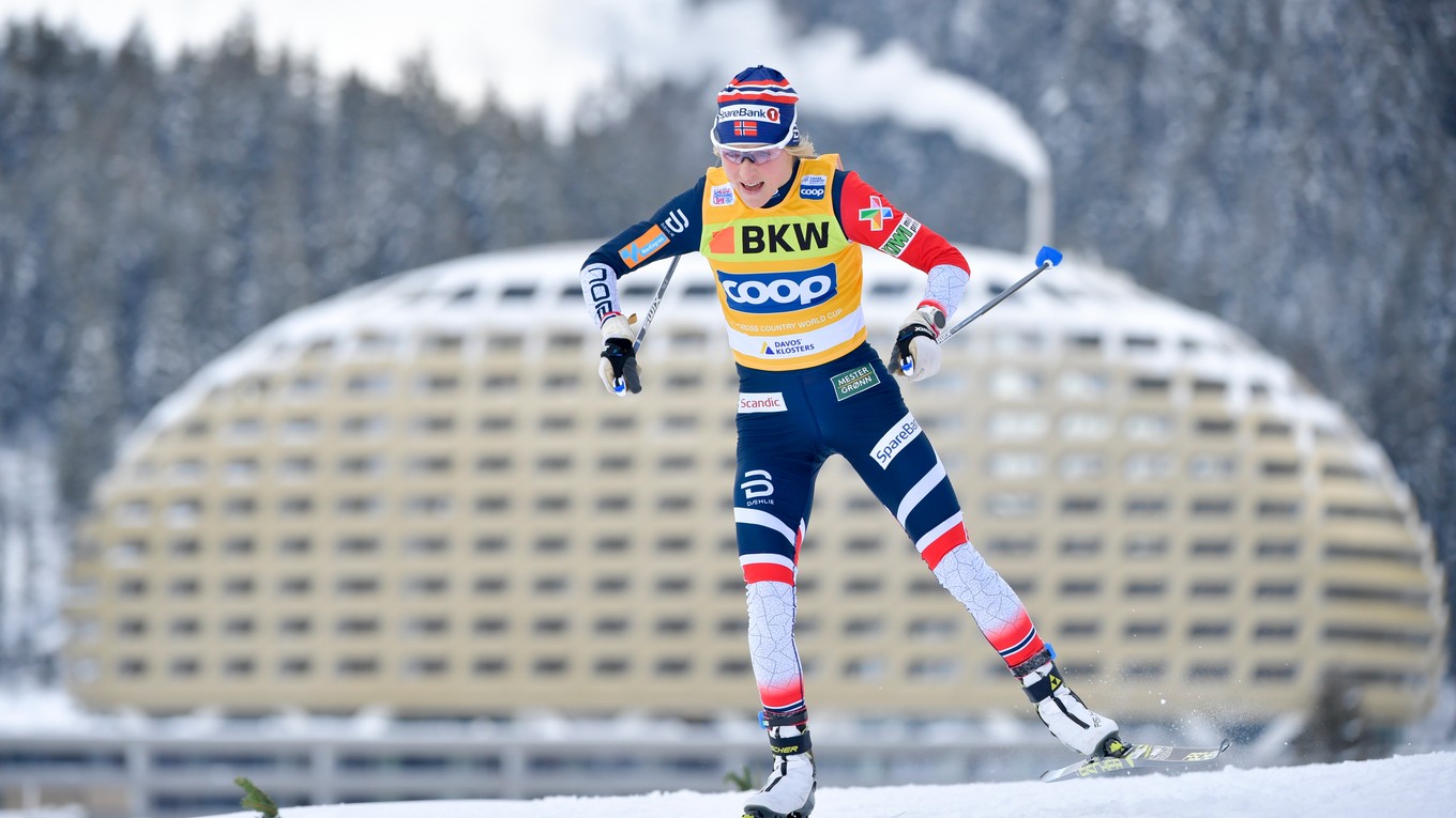 Nórska bežkyňa na lyžiach Therese Johaugová.