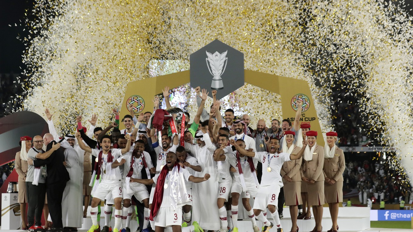 Futbalisti Kataru sa tešia z triumfu na Ázijskom pohári 2019.