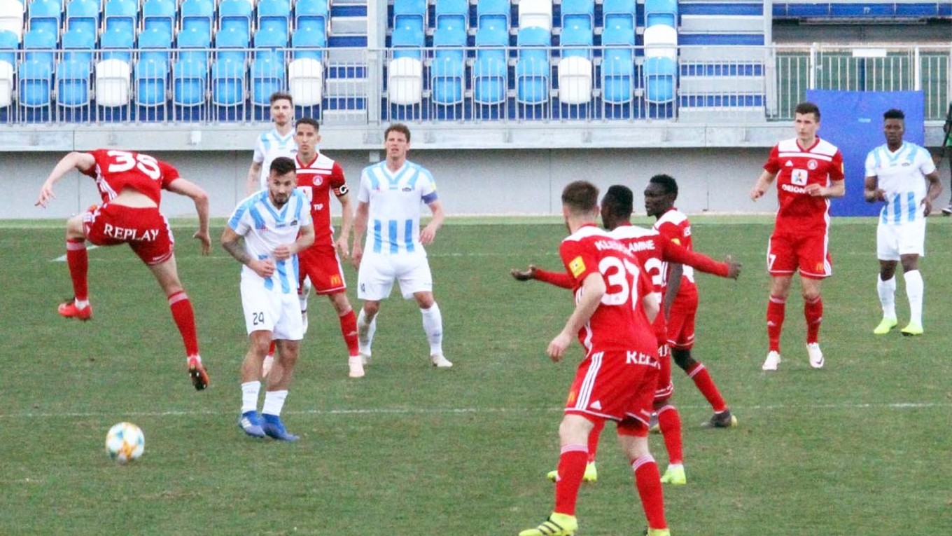 Zápas FC Nitra - AS Trenčín.