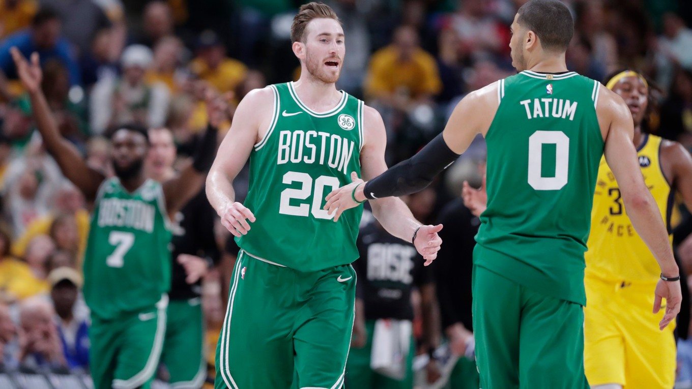 Basketbalisti Boston Celtics.