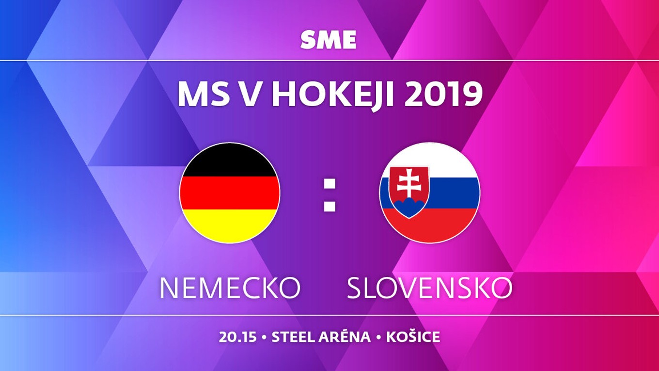 Nemecko - Slovensko, zápas MS v hokeji 2019, skupina A. Sledujte online prenos na SME.sk.