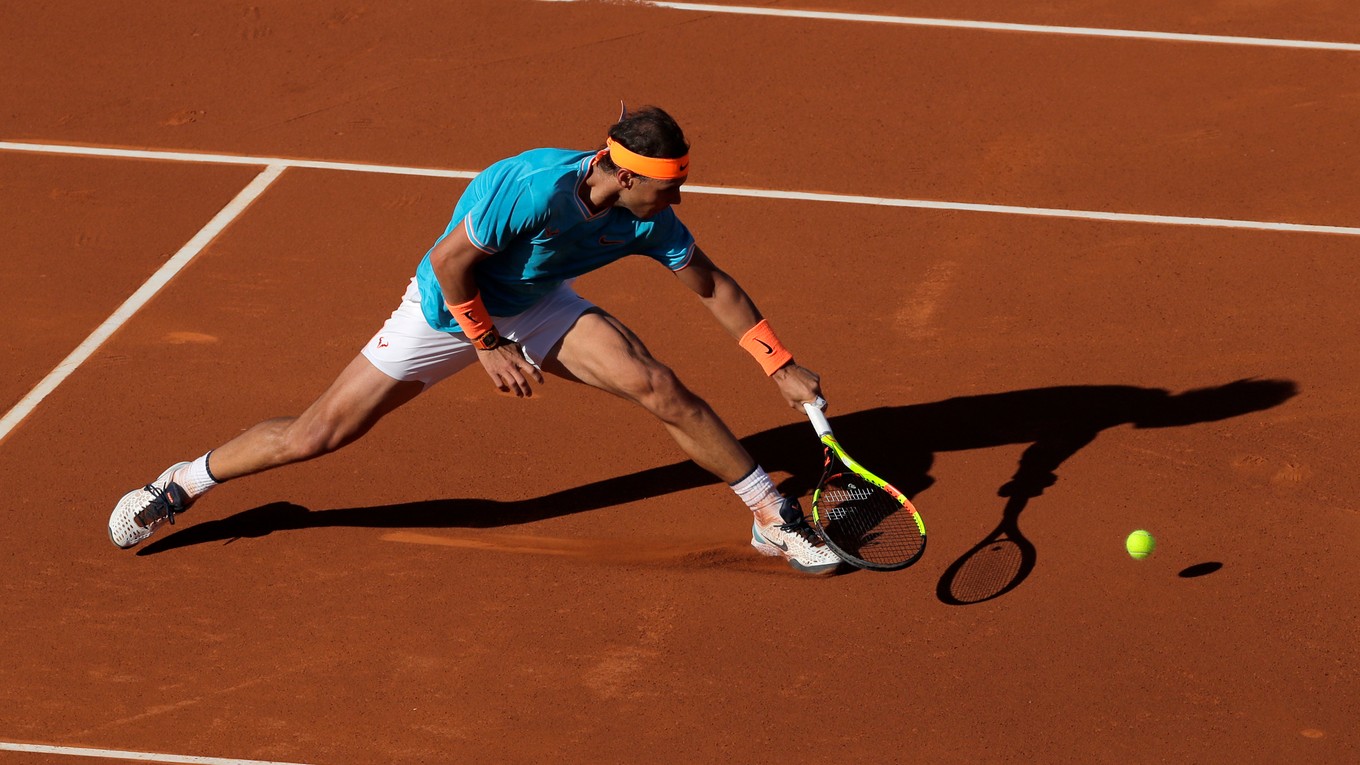 Rafael Nadal na turnaji ATP v Barcelone.