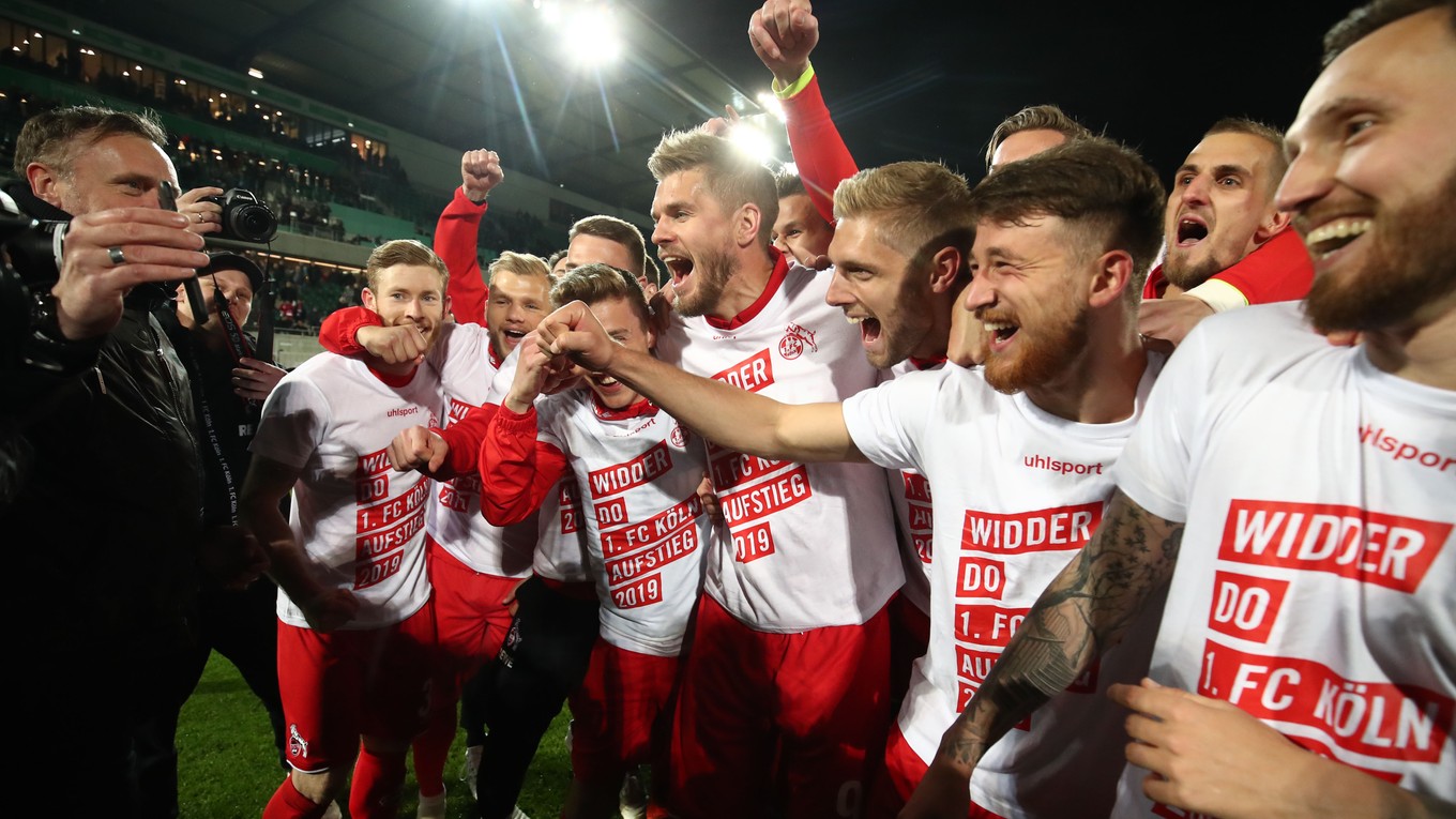 Futbalisti 1. FC Kolín sa tešia, že sa po ročnej prestávke opäť predstavia v nemeckej bundeslige vo Fürthe 6. mája 2019.