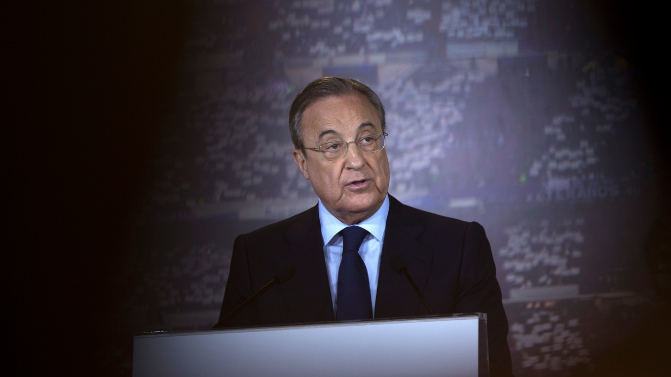 Prezident španielskeho futbalového klubu Real Madrid Florentino Perez.