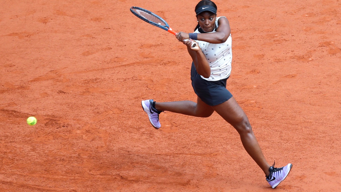 Sloane Stephensová na Roland Garros 2019.