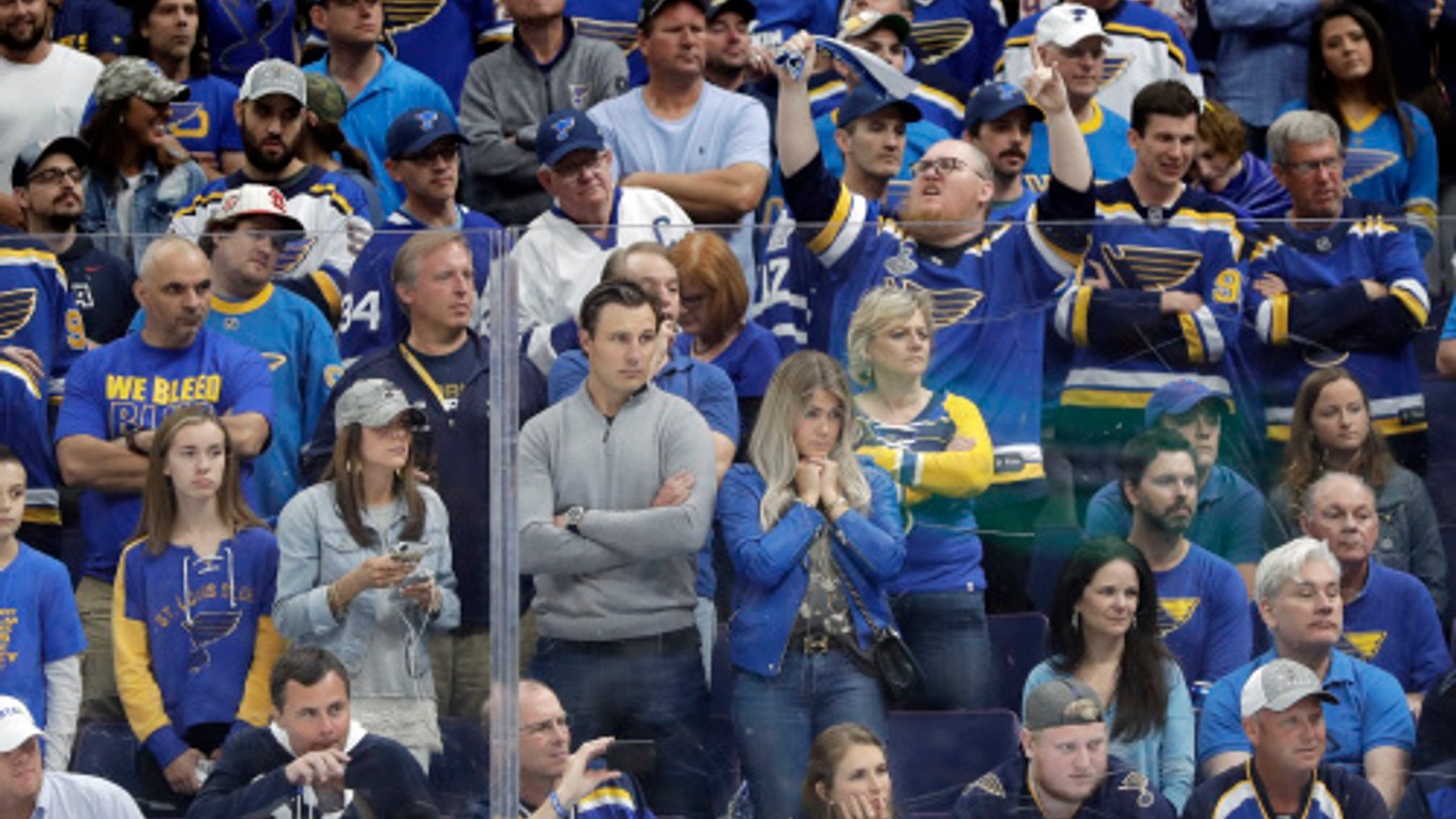 Fanúšikovia St. Louis Blues.