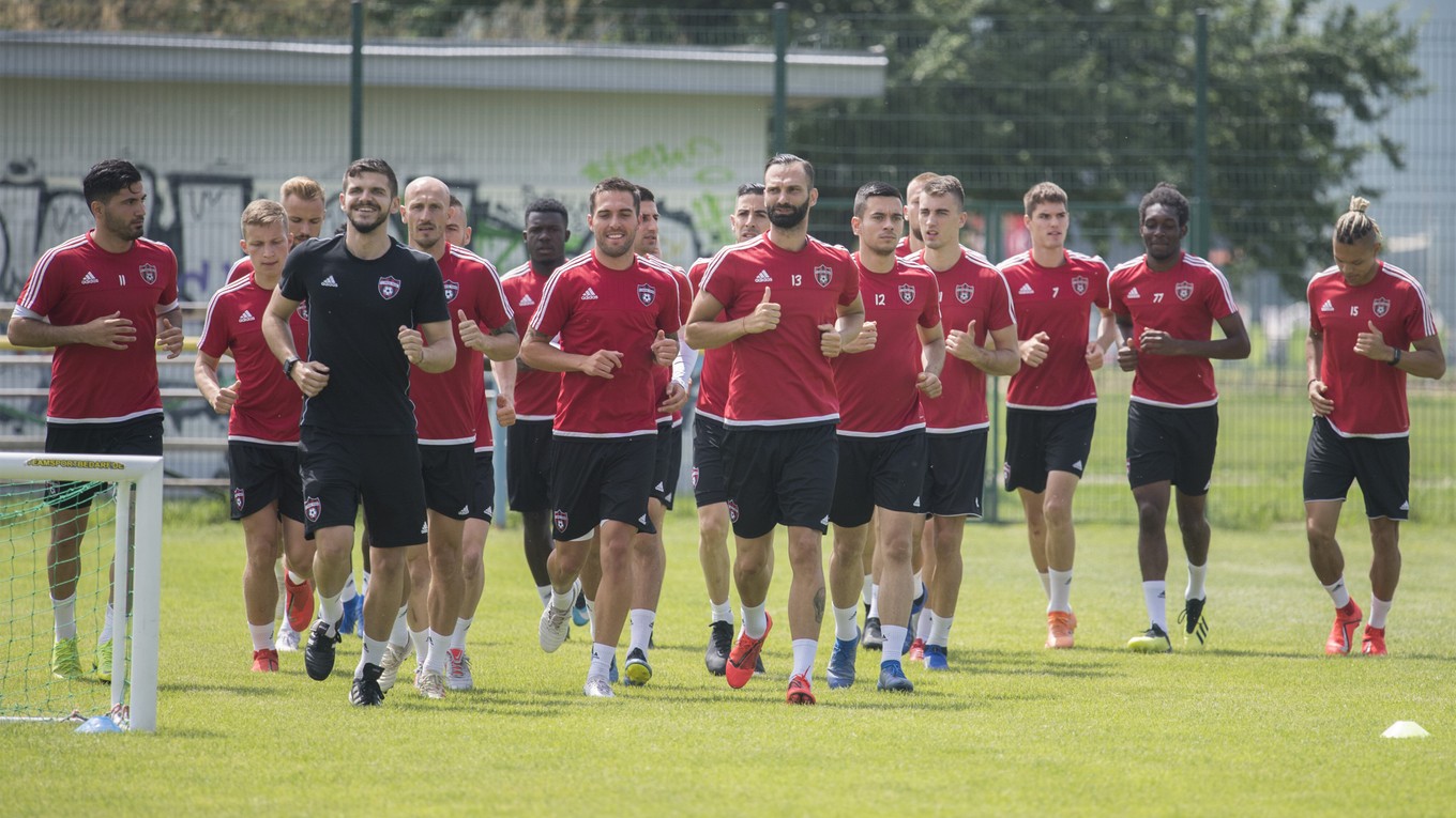 Futbalisti FC Spartak Trnava odštartovali letnú prípravu na sezónu 2019/2020, 10. júna 2019 v Trnave.