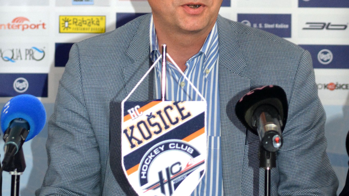 Prezident HC Košice Július Lang.