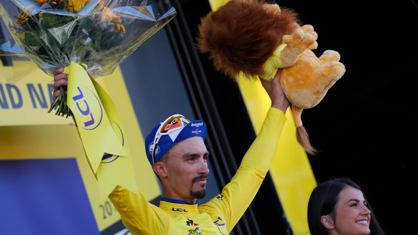 Julian Alaphilippe si udržal žltý dres pre priebežného lídra Tour de France 2019.