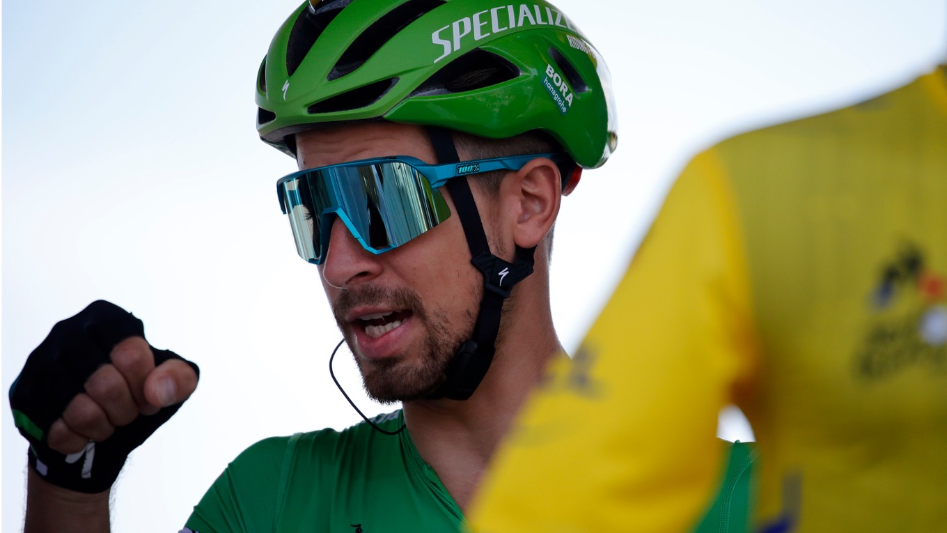 Peter Sagan obhajuje zelený dres v 5. etape Tour de France 2019.
