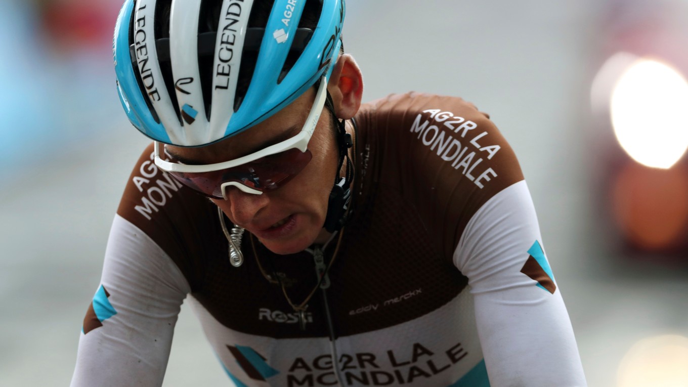 Romain Bardet v cieli 18. etapy na Tour de France 2019.