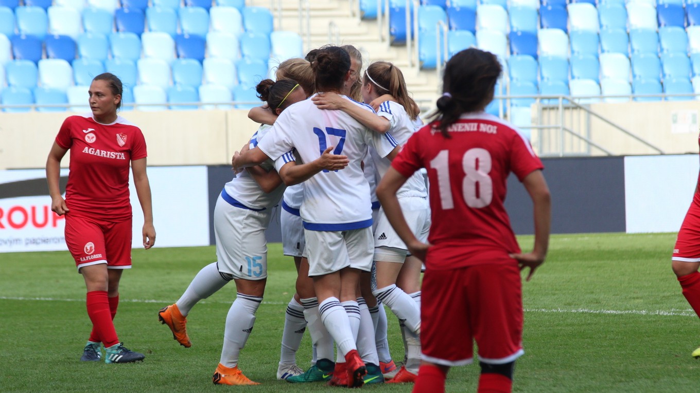 Futbalisti ŠK Slovan Bratislava.