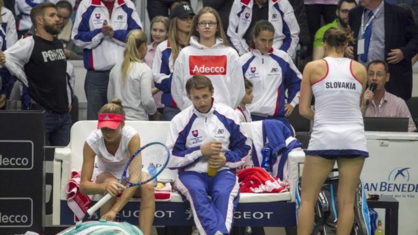 Kapitán Matej Lipták vie, že sila Kanaďaniek klesá aj padá s prítomnosťou Eugenie Bouchardovej.