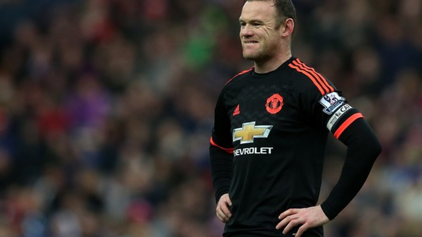 Kapitán Manchesteru United Wayne Rooney.