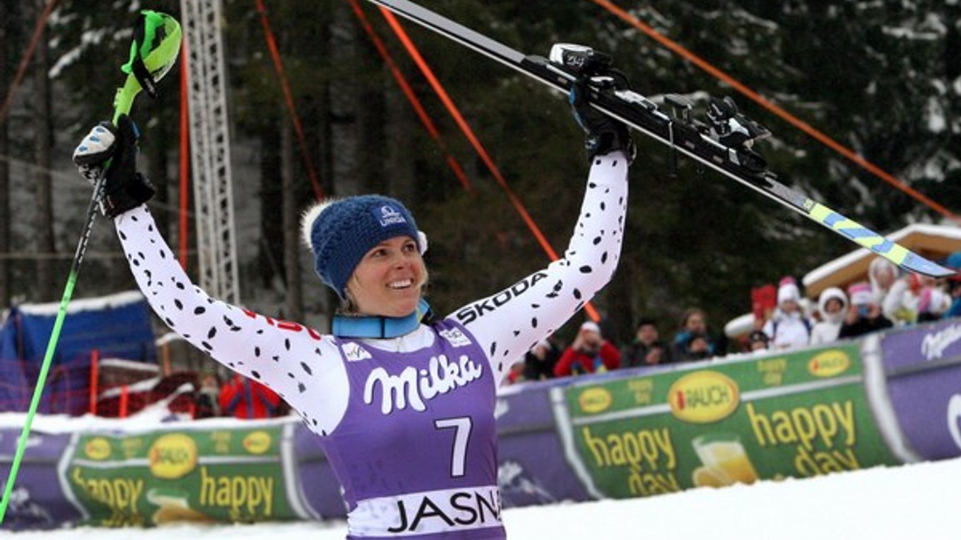 Veronika Velez-Zuzulová sa dokázala v Jasnej dostať na stupne víťazov.