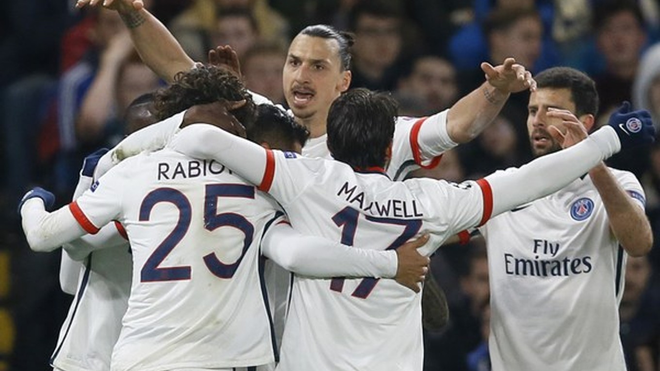 Hráči Paríža St. Germain.