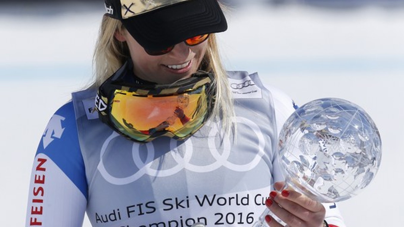 Lara Gutová sa v St. Moritzi mohla tešiť aj zo zisku malého krištáľového glóbusu.