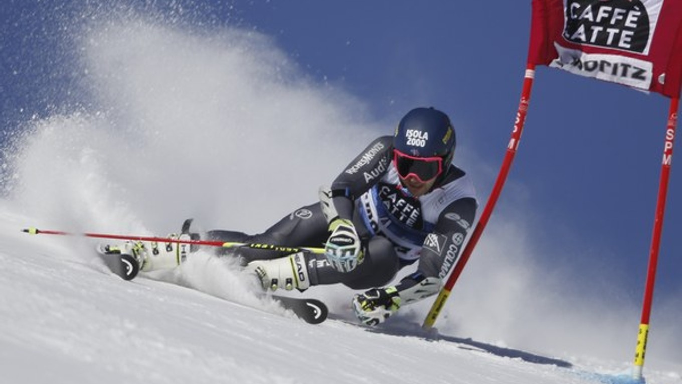 Najrýchlejší čas v prvom kole obrovského slalomu mužov zašiel Mathieu Faivre.