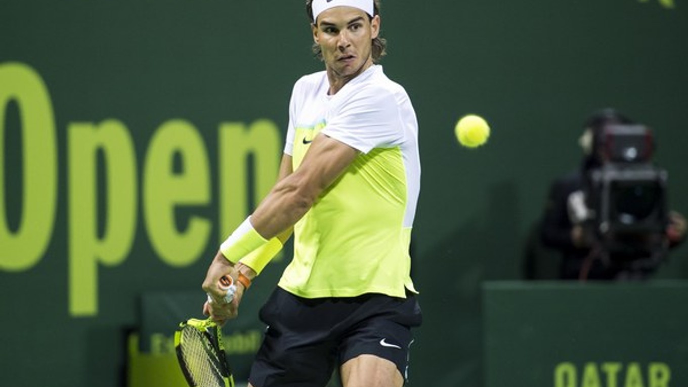 Rafael Nadal potvrdil v semifinále turnaja v Dauhe úlohu favorita.