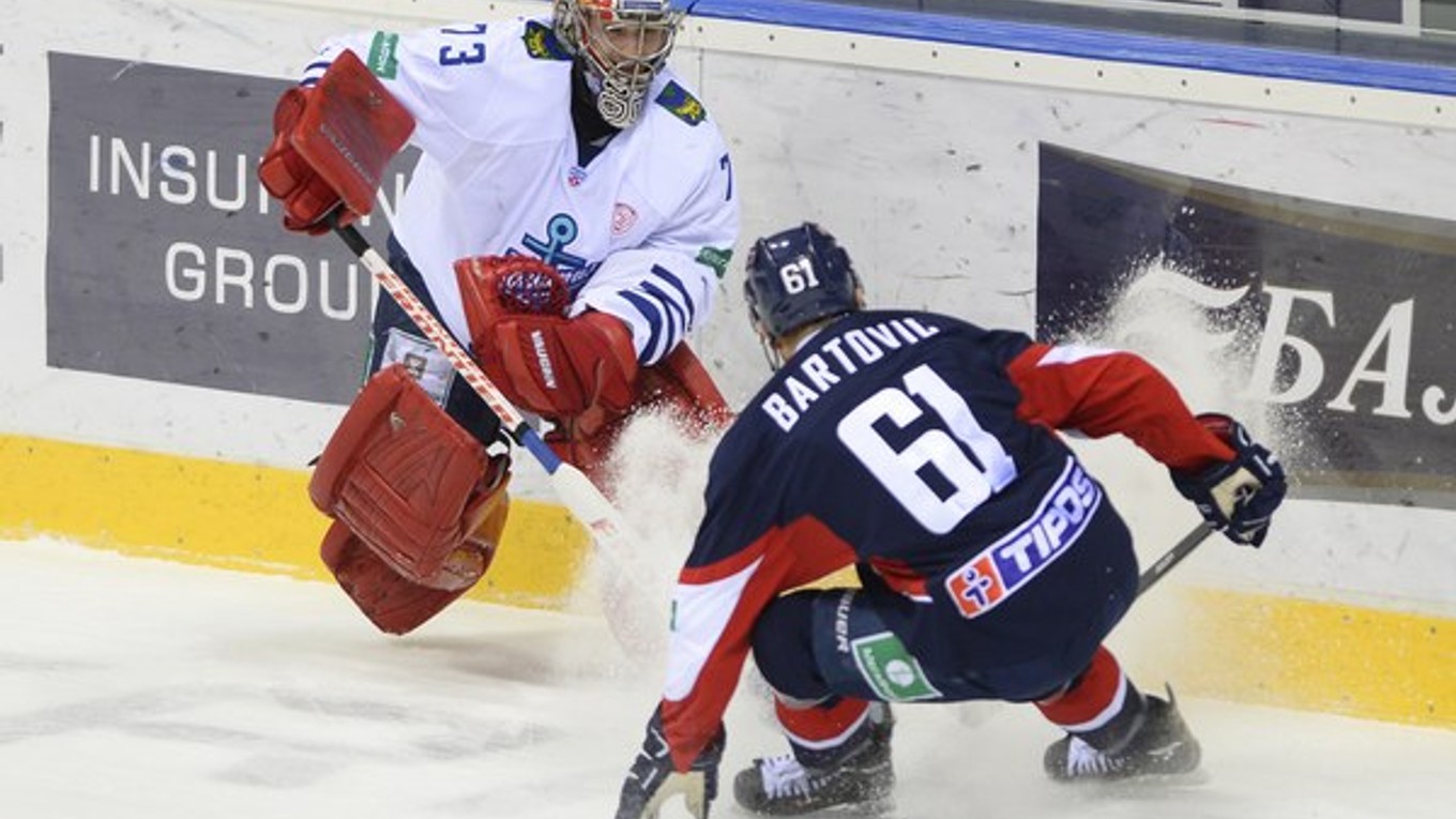 Brankár Iľja Proskuriakov sa stal jedným z Hráčov týždňa v KHL.