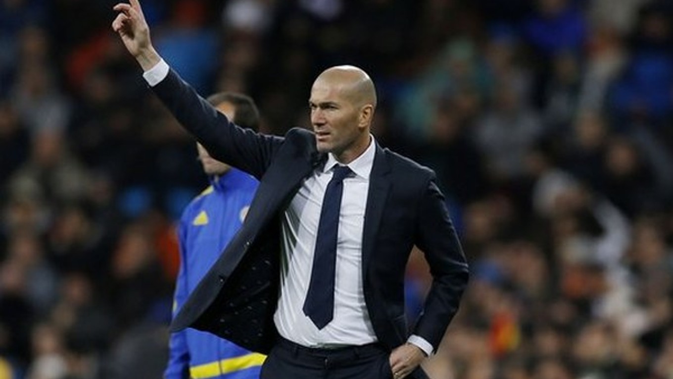 Nový tréner Realu Zinedine Zidane.