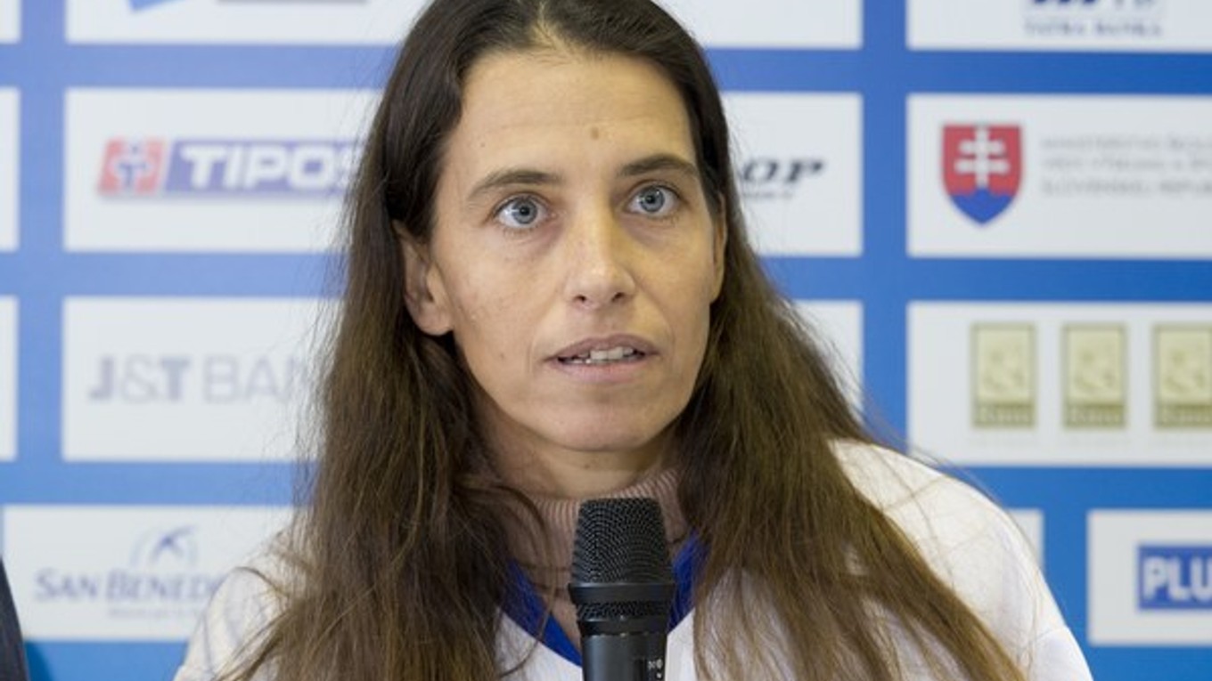 Slovenská tenistka Janette Husárová.