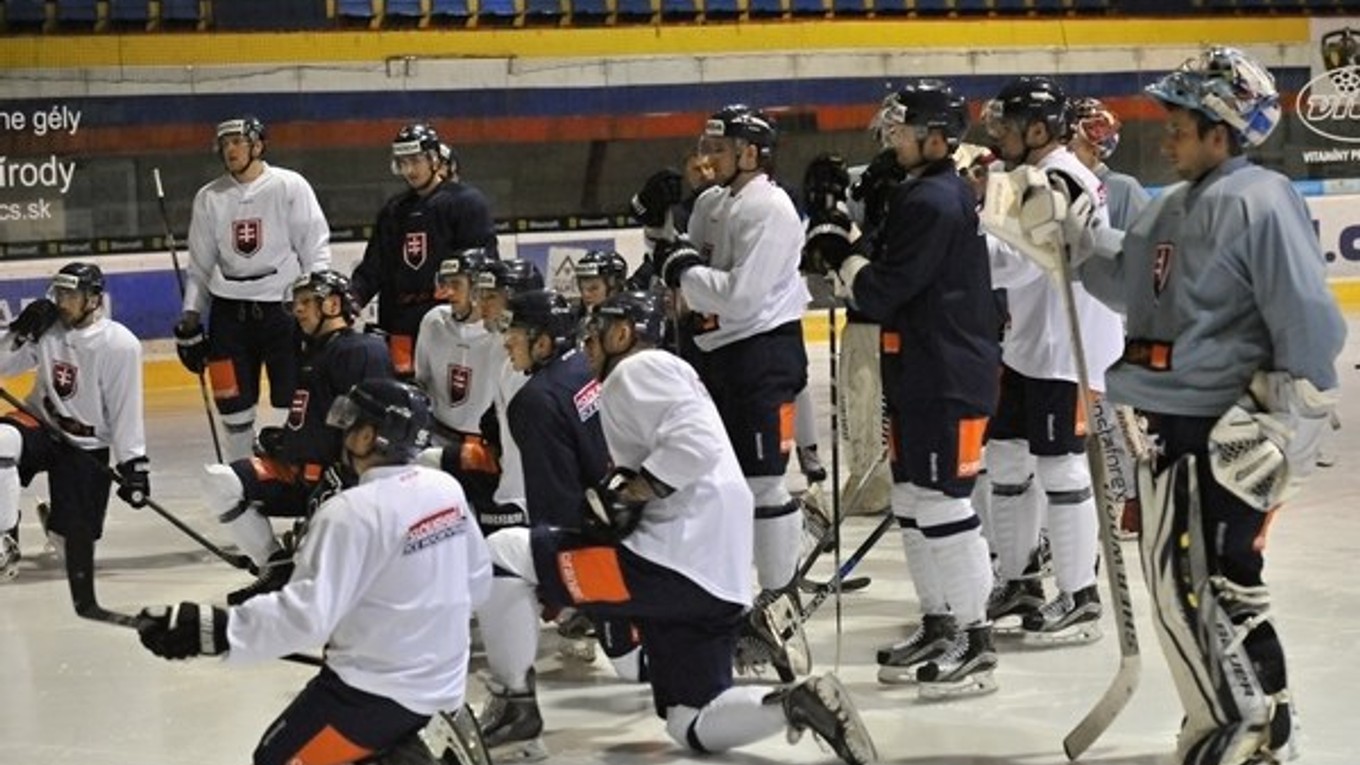 Zimný štadión v Martine je dejiskom tretieho jednodňového kempu slovenských hokejových reprezentantov.