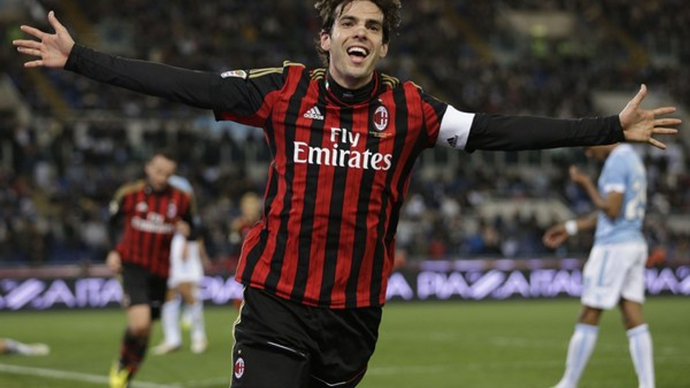 Ricardo Kaká odohral za AC Miláno viac než tristo zápasov.