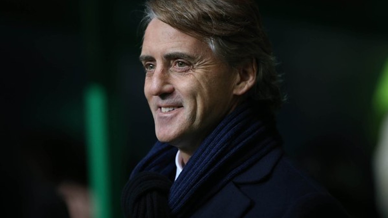 Tréner Interu Miláno Roberto Mancini.