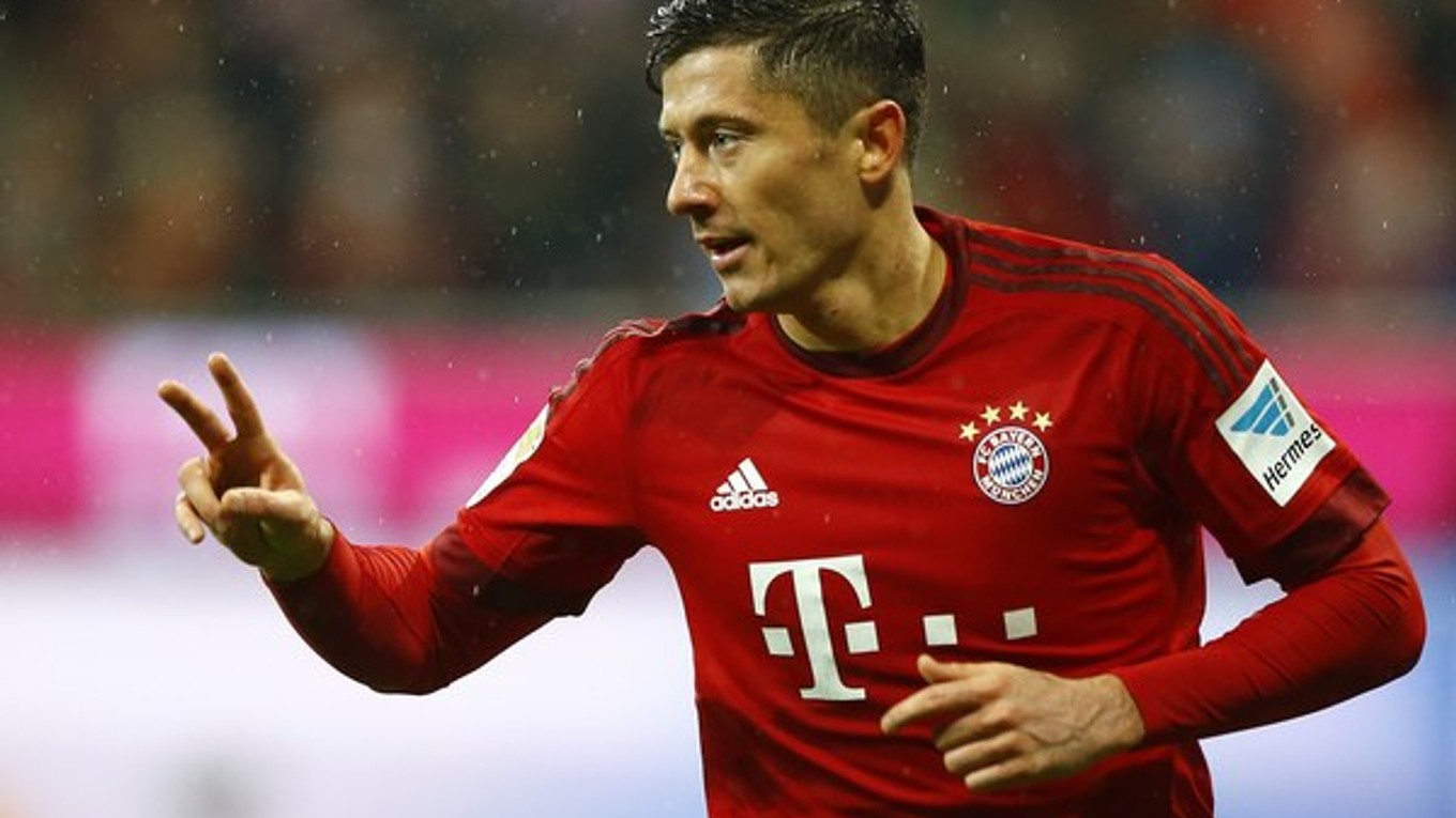 Útočník Bayernu Mníchov Robert Lewandowski.