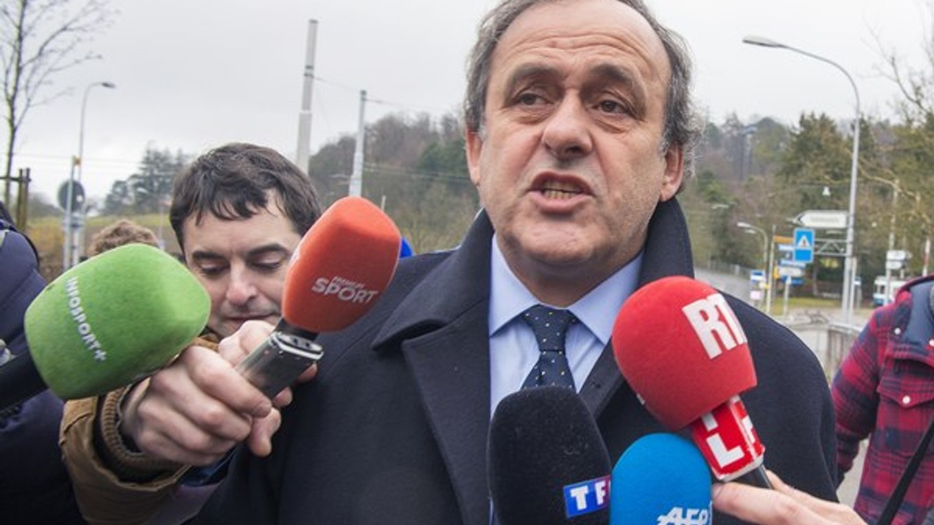 Ešte pred príchodom na vypočúvanie poskytol Michel Platini vyjadrenia prítomným novinárom.
