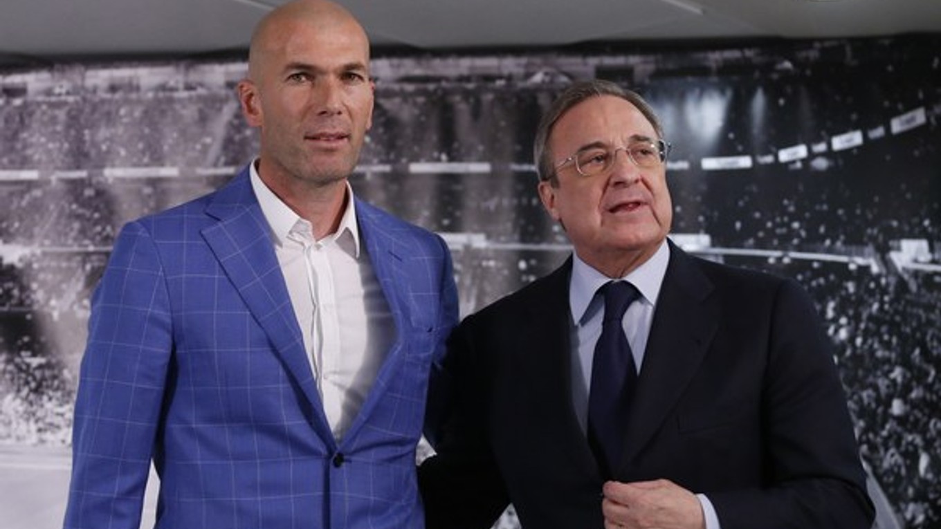 Poznám ťa a viem, že pre teba nie je nič nemožné, povedal smerom k Zidanovi prezident Realu Florentino Pérez.