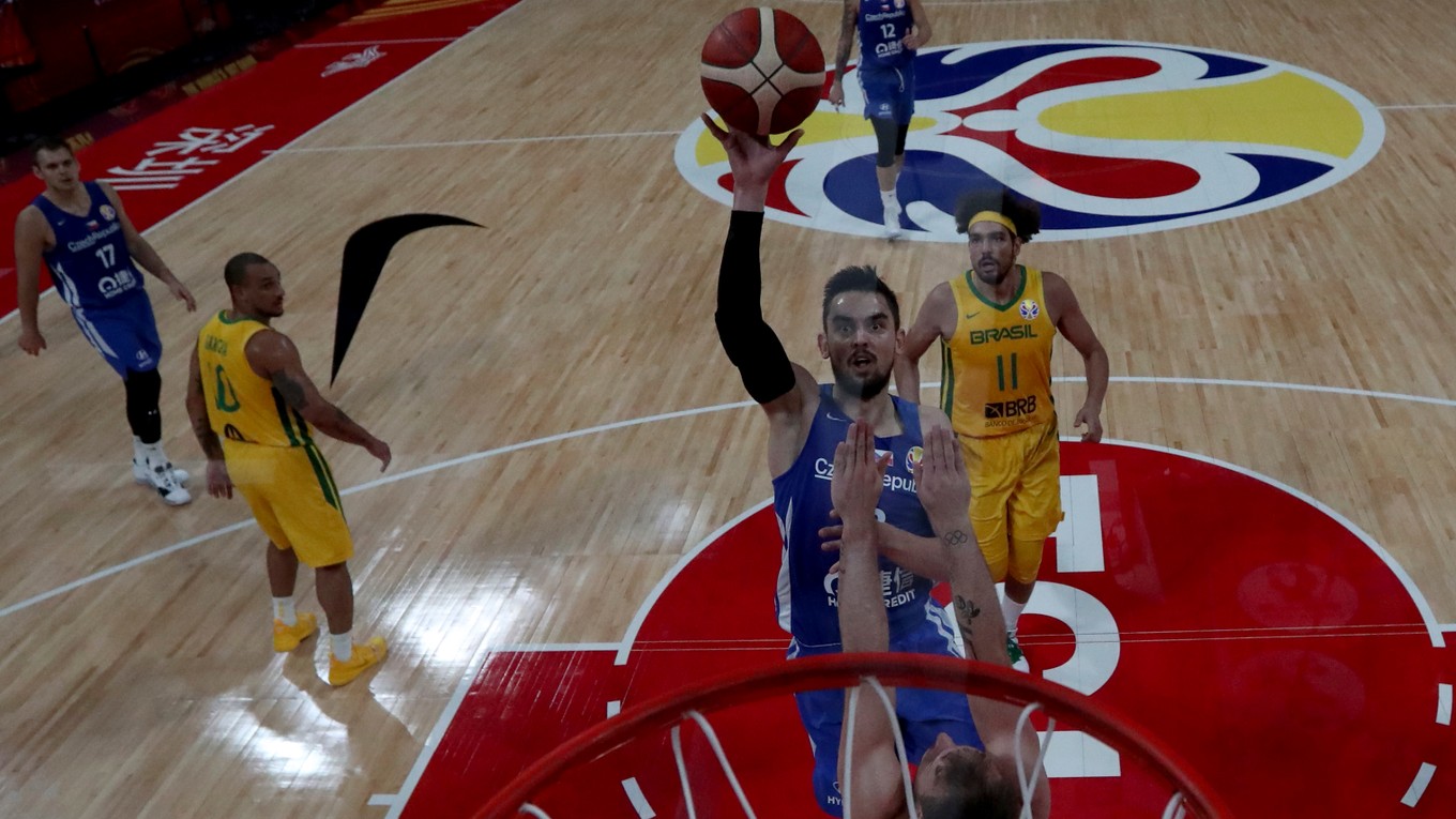 Zápas Česko - Brazília na MS v basketbale 2019 v Číne.