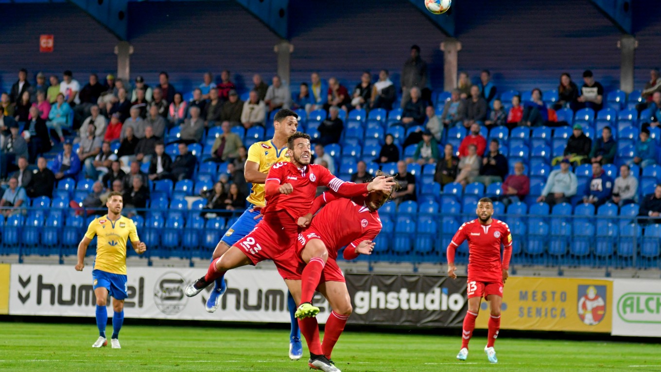 FK Senica - FC DAC 1904 Dunajská Streda v 8. kole Fortuna ligy 2019/2020.