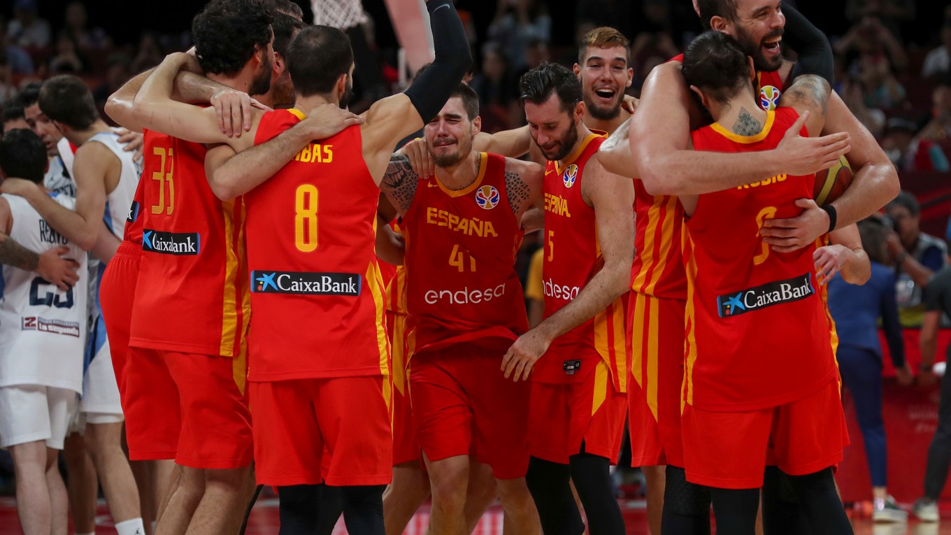 Španielsko oslavuje triumf na MS v basketbale 2019.
