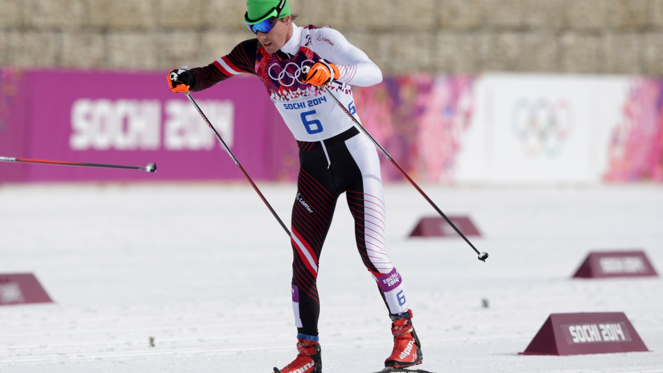 Rakúšan Johannes Dür na olympiáde v Soči - archívna fotografia.