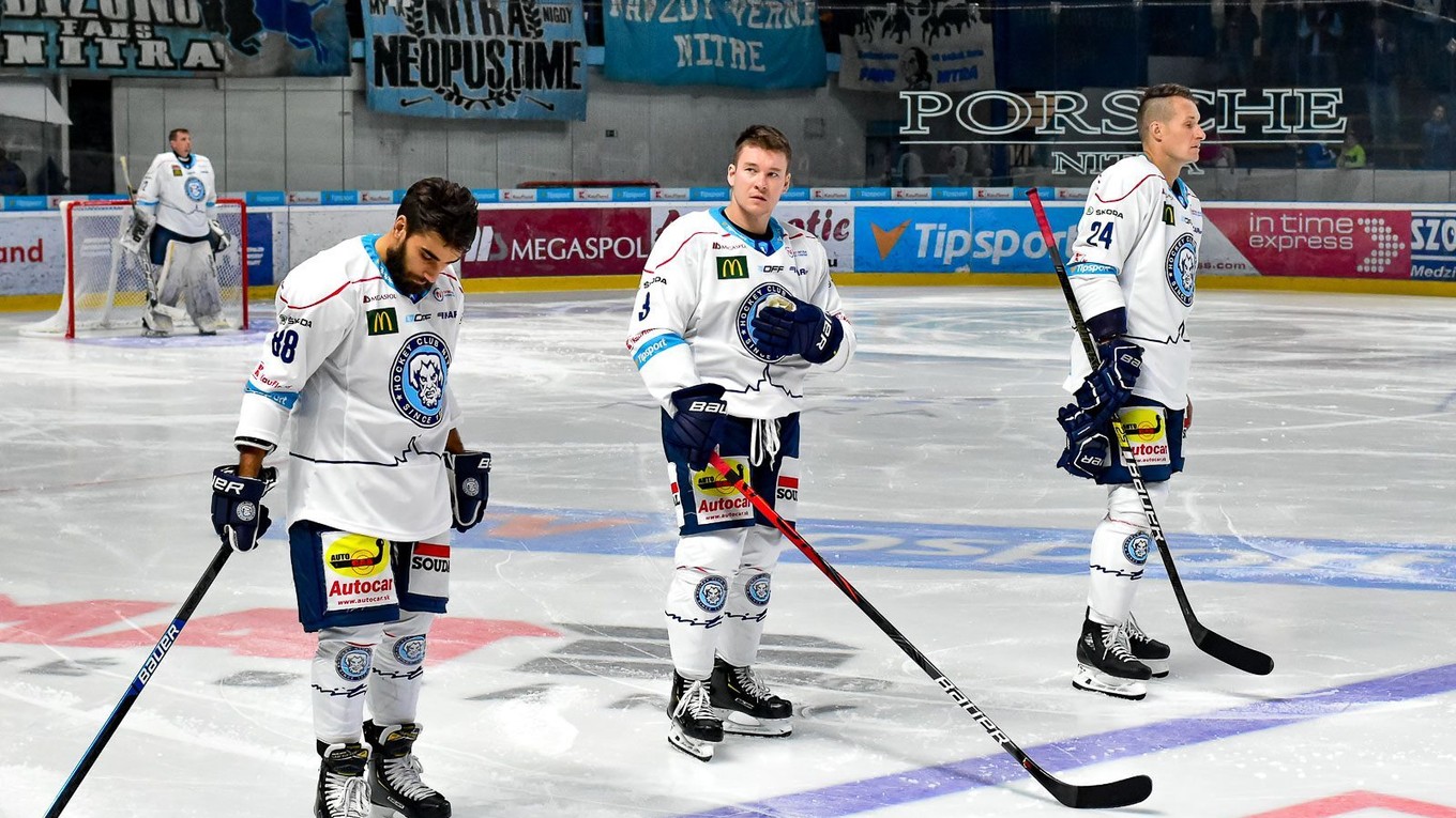 Hokejisti Nitry - ilustračná fotografia.