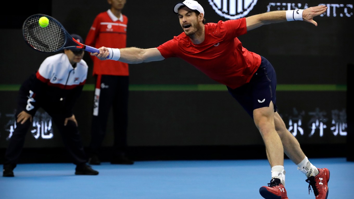 Andy Murray na turnaji ATP v Pekingu 2019.