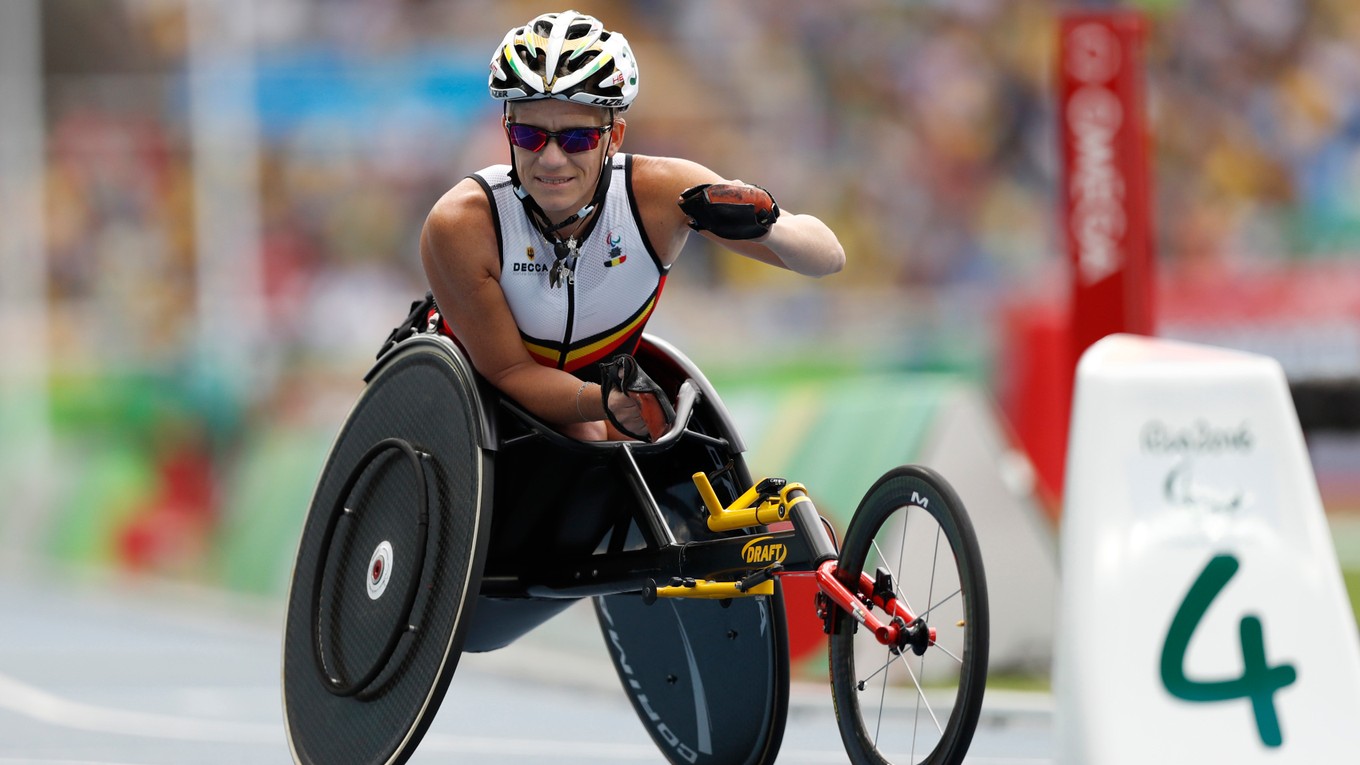 Marieke Vervoortová na paralympiáde v Riu 2016.