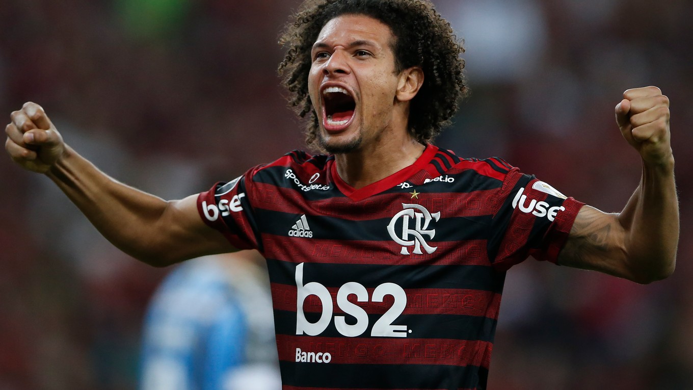 Willian Arao z Flamenga sa raduje z postupu do finále.