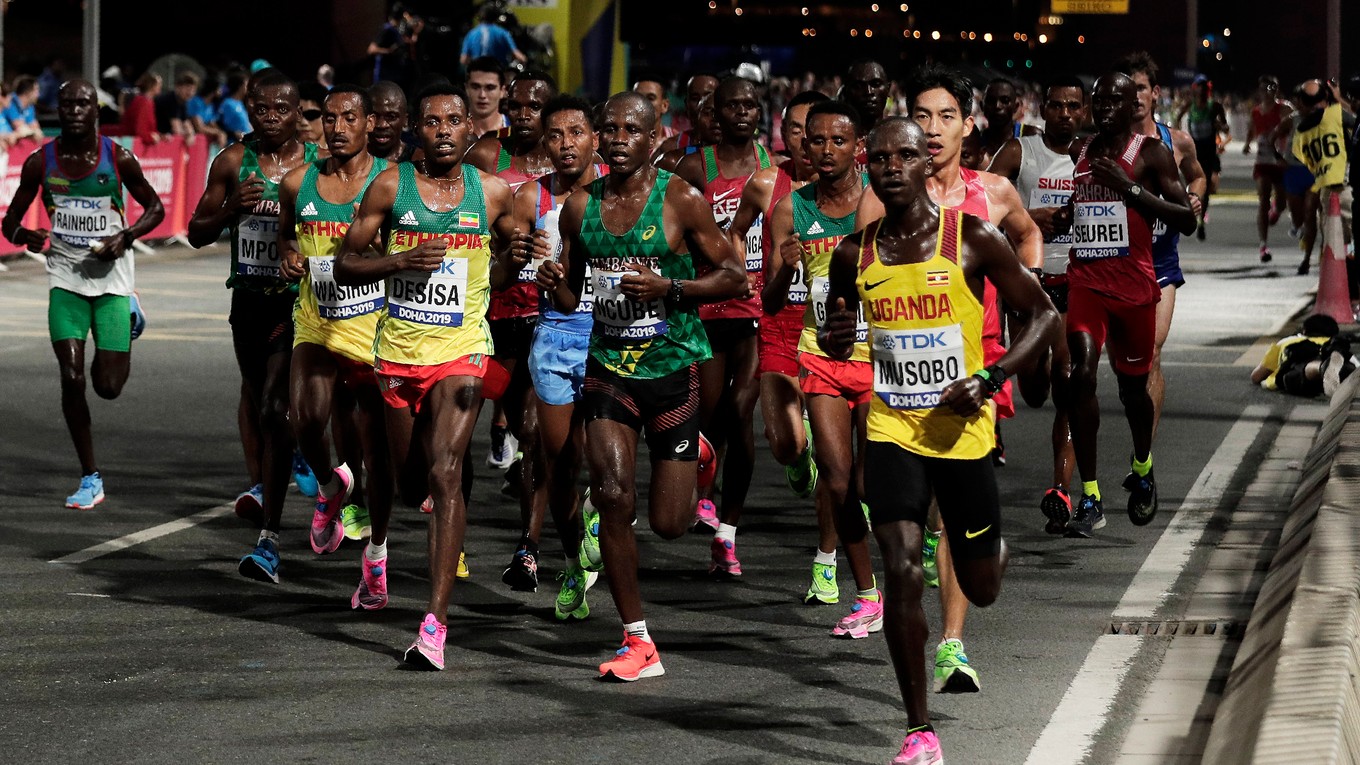 Maratón na MS v atletike 2019 v Dauhe - ilustračná fotografia.