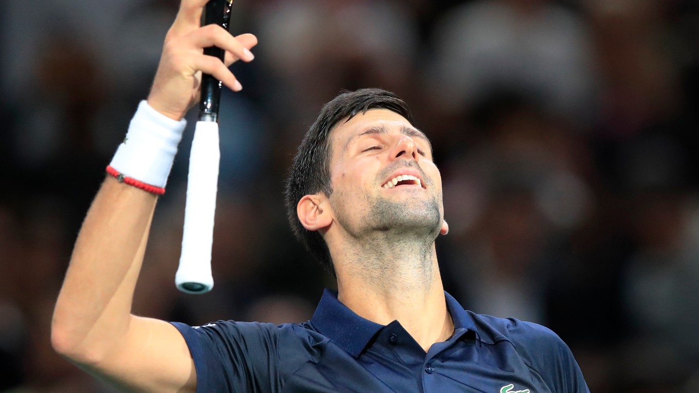 Srbský tenista Novak Djokovič.