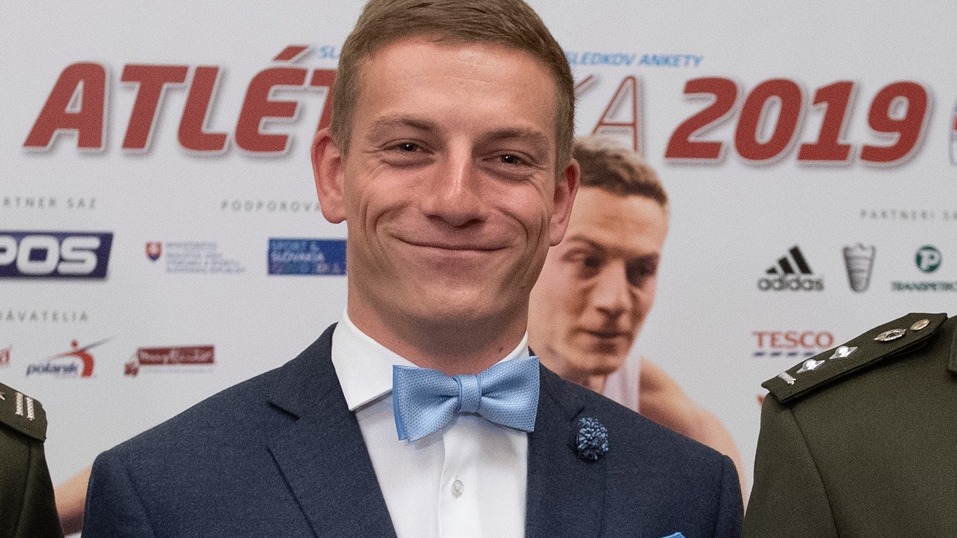 Ján Volko počas galavečera vyhlásenia ankety Atlét roka 2019.