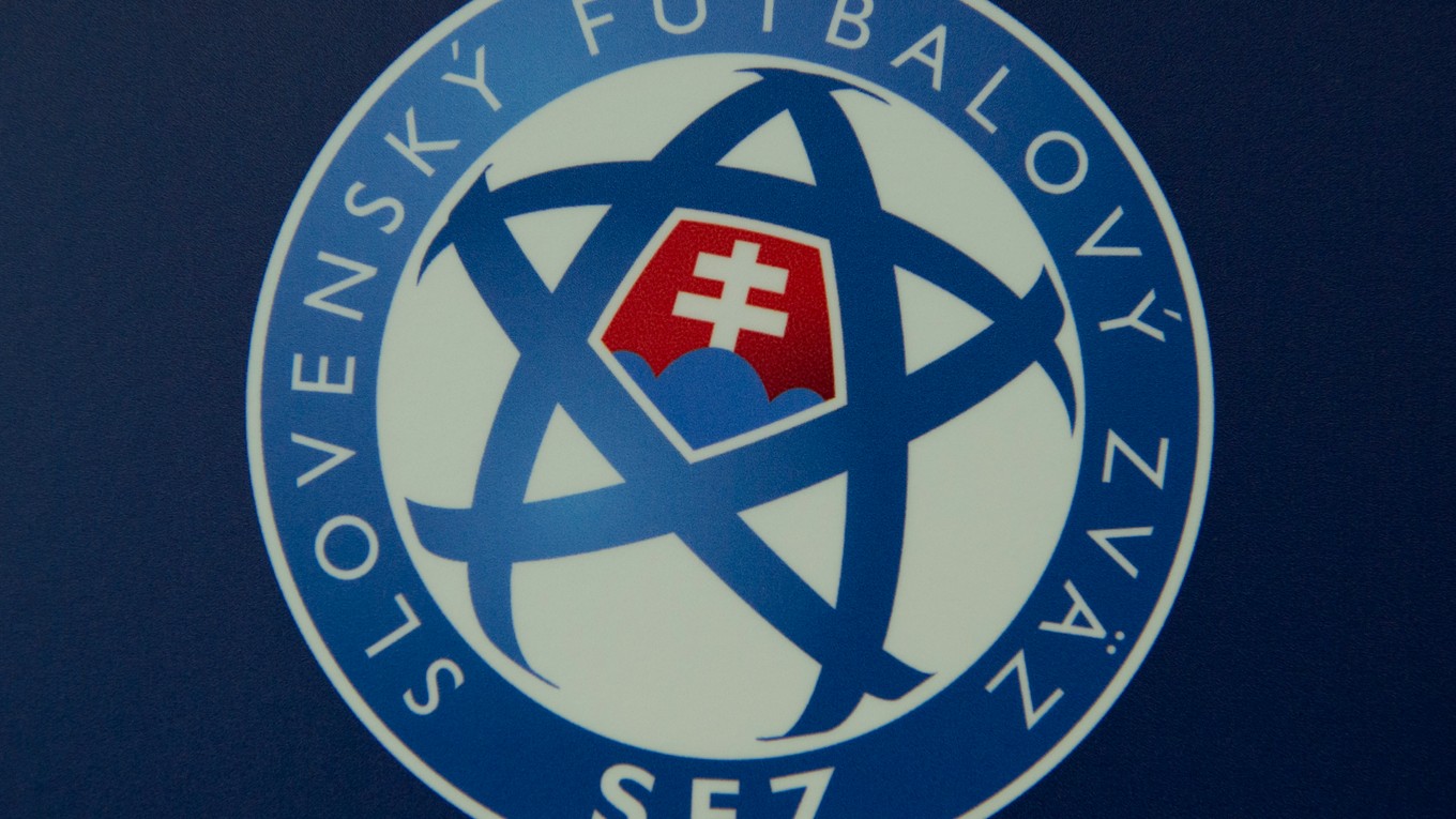 Logo Slovenského futbalového zväzu - ilustračná fotografia.