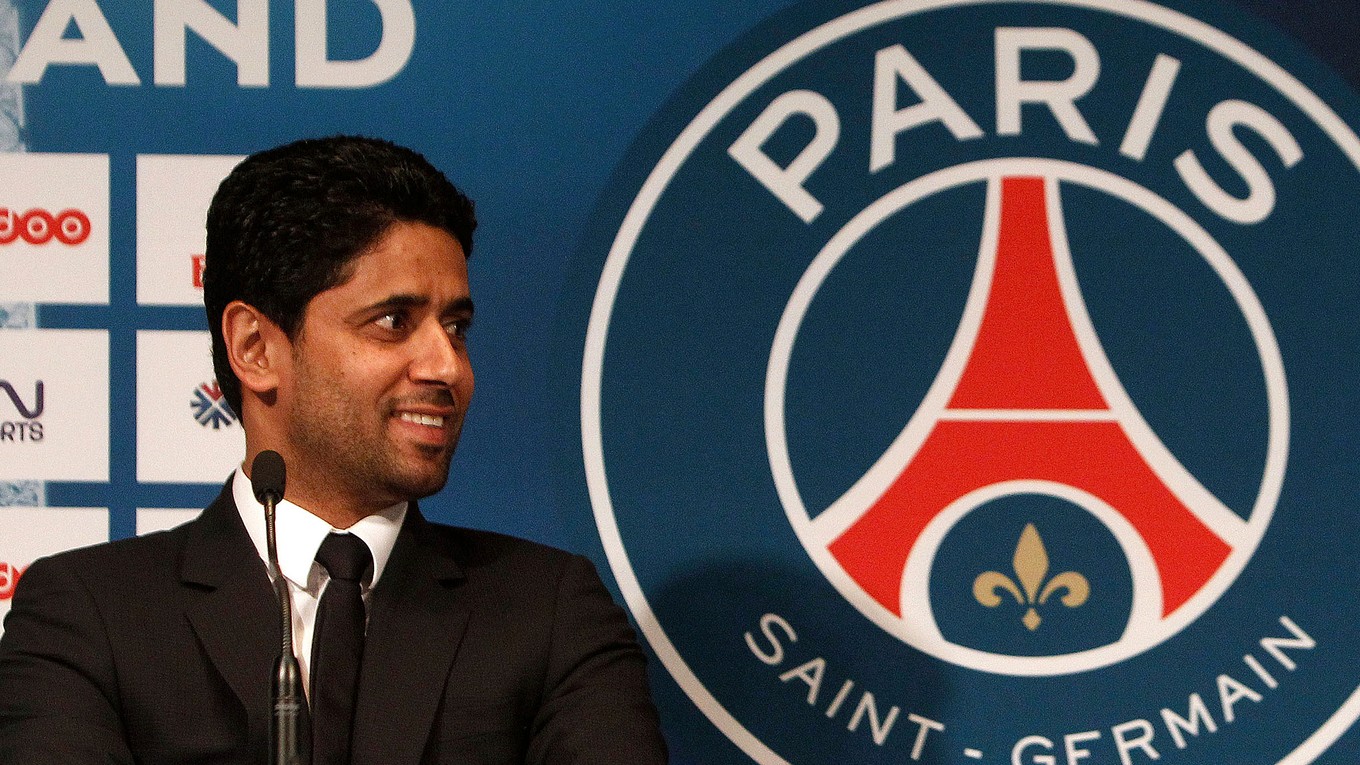 Prezident francúzskeho futbalového klubu Paríž St. Germain Nasser Al-Khelaifi.
