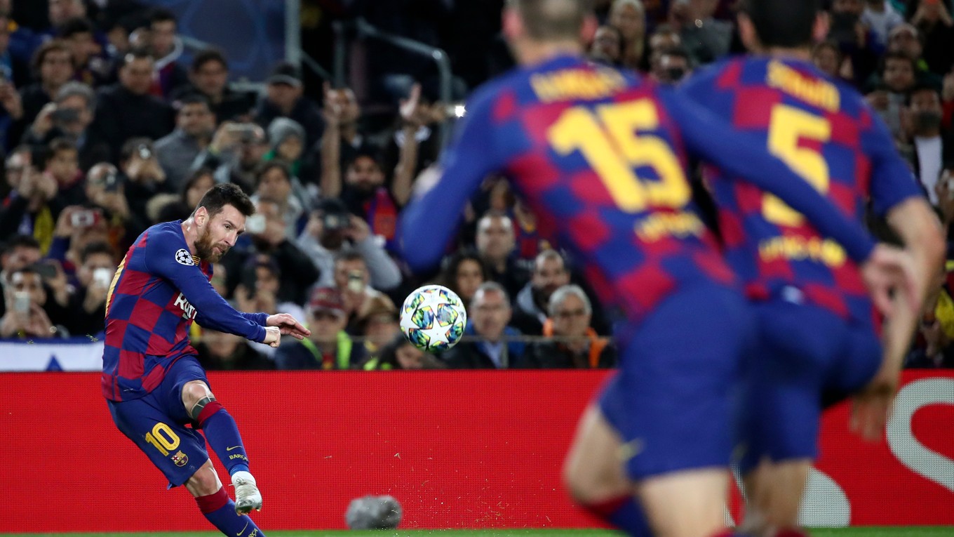 Lionel Messi z FC Barcelona.
